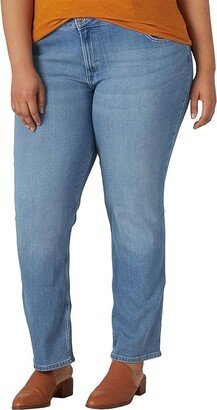 Regular Fit Straight Leg Jeans (Plus) (Anchor) Women's Jeans