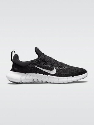 Free Run 5.0 Sneaker - Black-White-Dk Smoke Grey