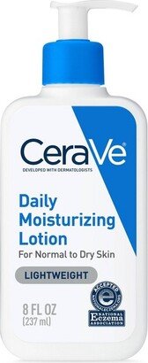 Daily Face and Body Moisturizing Lotion for Normal to Dry Skin Unscented - 8 fl oz