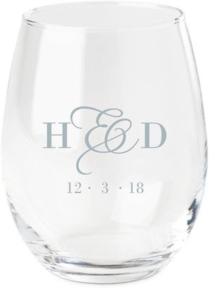 Stemless Wine Glasses: Lovely And Locked Wine Glass, Etched Wine, White