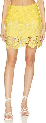 SIMKHAI Selma Circle Mini Skirt