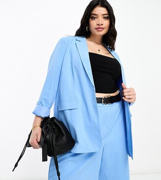 tailored suit blazer in blue - part of a set