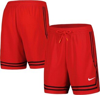 Women's Red Wnba Logowoman Team 13 Crossover Performance Shorts