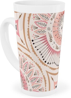 Mugs: Celestial Talisman Tall Latte Mug, 17Oz, Pink