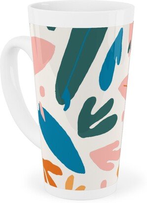 Mugs: Surfboards And Palms - Multi Tall Latte Mug, 17Oz, Multicolor