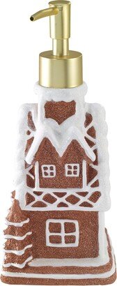 Avanti Gingerbread House Lotion Pump - Brown