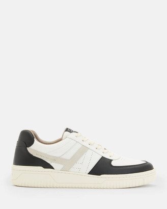 Vix Suede Panelled Low Top Sneakers - White/black