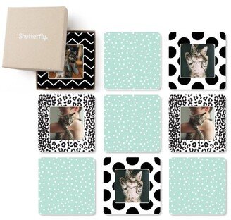Memory Games: Simply Chic Patterns Memory Game, Glossy, Black