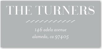 Address Labels: Deco Joy Address Label, Grey, Address Label, Matte