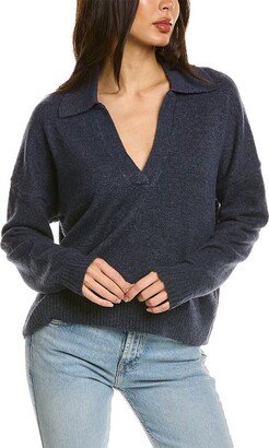 V-Neck Polo Sweater