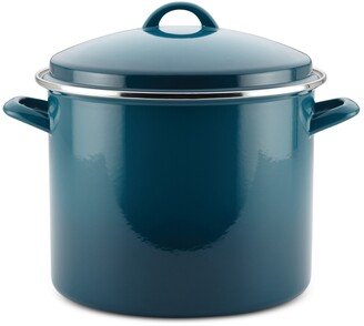 Enamel on Steel 12-Qt. Covered Stockpot