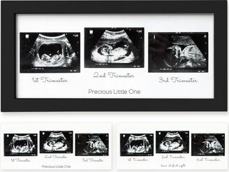 KeaBabies Trio Baby Sonogram Picture Frame, Baby Ultrasound Picture Frames for Baby Nursery, Mom to Be Gifts