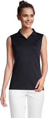 Women's Sleeveless Supima Cotton Polo Shirt