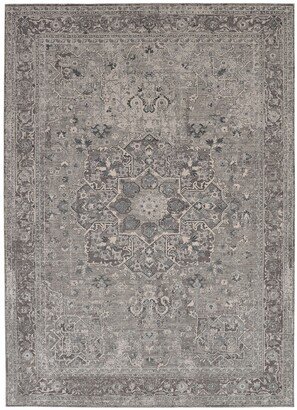 Tryst Verona Gray 2'6 x 8' Runner Area Rug