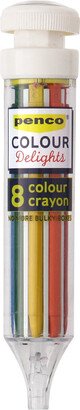 penco 8 Color Crayon Multicolor