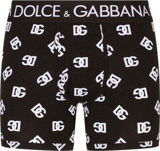 logo-print boxer briefs