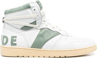 Rhecess-Hi leather sneakers