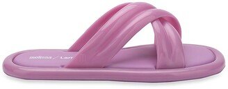 x Melissa Cali Cross-Strap Slides