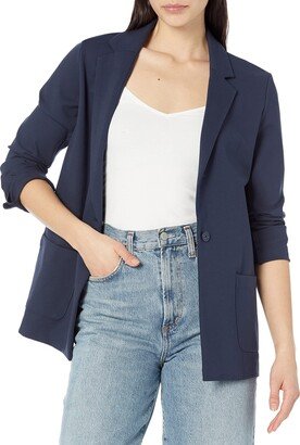 Women's Relaxed-Fit Soft Ponte Blazer