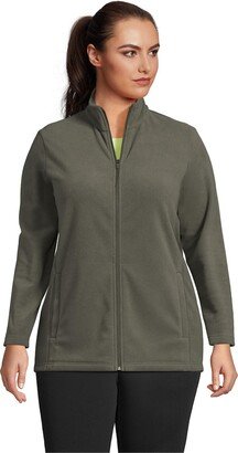 Plus Size Fleece Full Zip Jacket