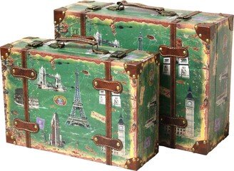 Vintage Style European Luggage Suitcase