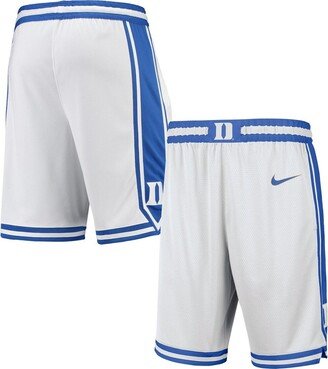 Men's White Duke Blue Devils Limited Basketball Shorts