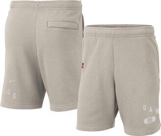 Men's Cream Georgia Bulldogs Fleece Shorts