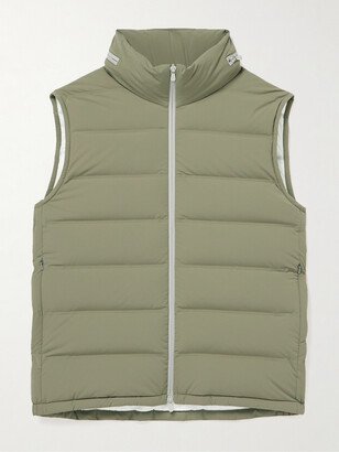 Quilted Shell Hooded Down Gilet