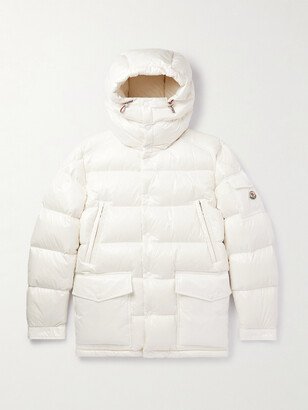 Chiablese Quilted Glossed-Shell Hooded Down Jacket