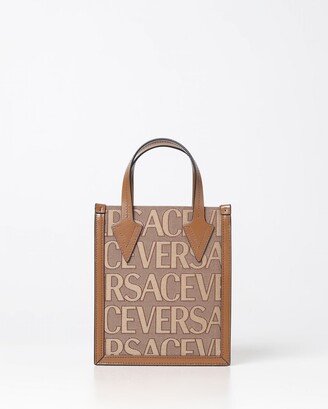 Allover bag in jacquard canvas