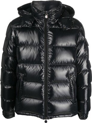 Maya zip-up padded hooded jacket