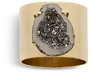 Druzy Napkin Rings, Set of 2