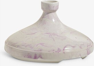 Marble-glaze Clay Tagine 27.7cm-AA