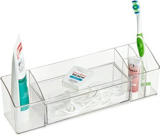 iDESIGN Linus Cabinet Organizer w/ Drawer Clear