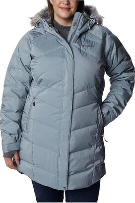 Plus Size Lay D Down II Mid Jacket (Tradewinds Grey Sheen) Women's Coat