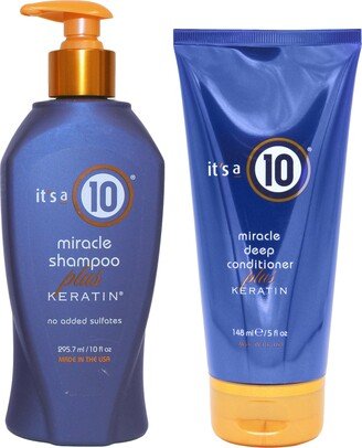 Miracle Shampoo & Deep Conditioner Plus Keratin Duo