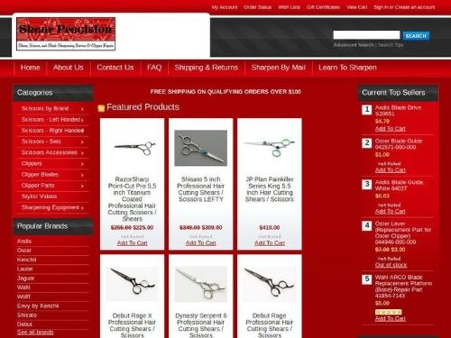 Shear Precision Store Promo Codes & Coupons