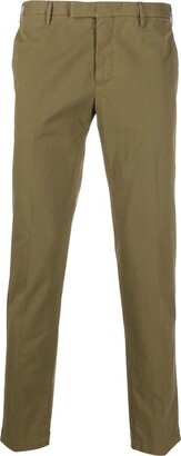 PT Torino Straight-Leg Stretch-Cotton Trousers