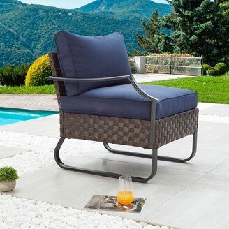Patio Festival U-Leg Collection Outdoor Right-Arm Chair