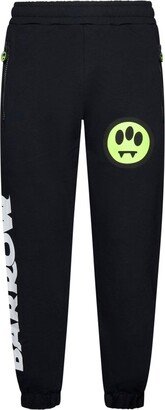 Smiley Face Printed Straight Leg Track Pants