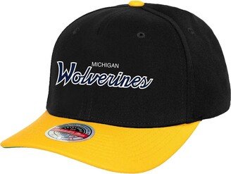 Men's Black Michigan Wolverines Team Script 2.0 Snapback Hat
