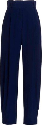 High-Waist Balloon Tapered Trousers