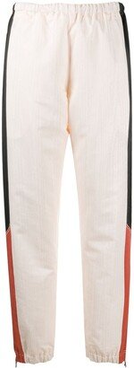 Contrast Panel Cuffed Trousers