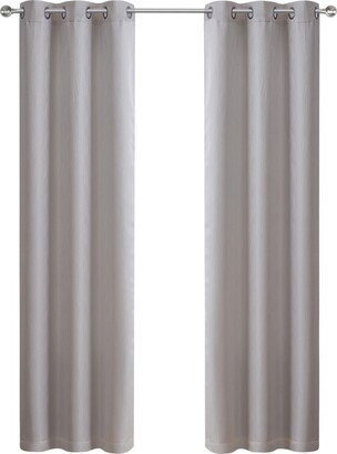 Tahari Home Lyre Jacquard Blackout 2-Piece Curtain Panel Set, 76 x 84