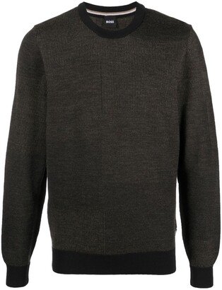 Ribbed-Knit Jumper-AA