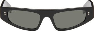 Black Cat-Eye Sunglasses-AC