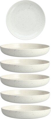 Melamine Camp White Coupe Round Plate 7 Set/6