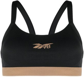 Logo Intarsia Sports Bra