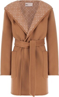 Monogram Jacquard Belted Coat