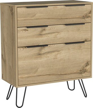 Augusta Dresser with Hairpin Legs and 3 Drawers